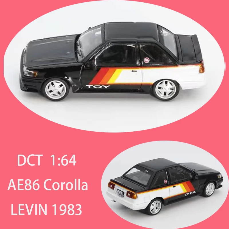 

DCT Diecast 1:64 Scale AE86 Corolla LEVIN 1983 Alloy Car Model Collection Display Ornament Toy Gift