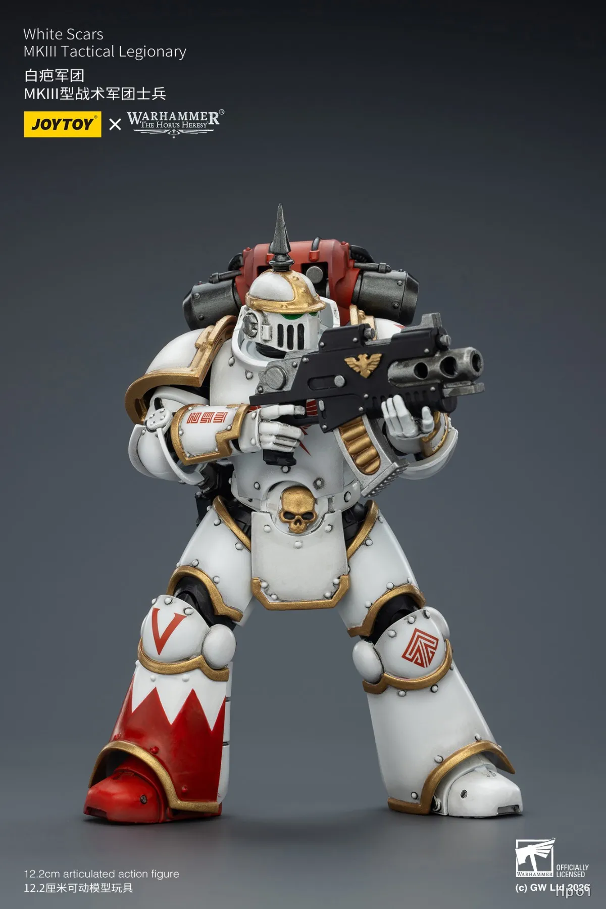 

【UA】JOYTOY Warhammer 40K Масштабные фигурки 1/18 White Scars MKill: Тактические модели легионеров, игрушки, подарки
