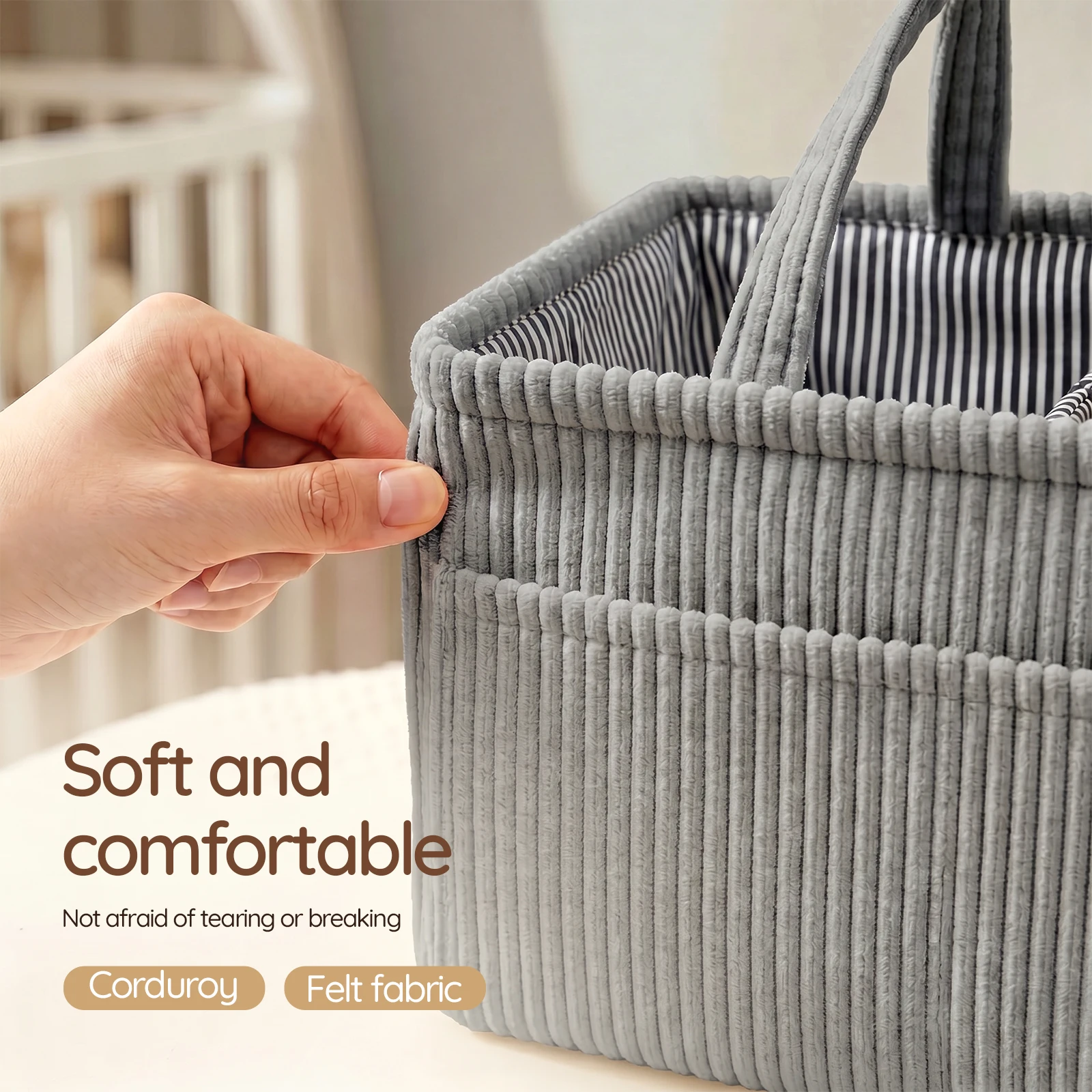 Baby Nappy Caddy Organizer Fol - огляд і ціна Baby Nursery Organiser