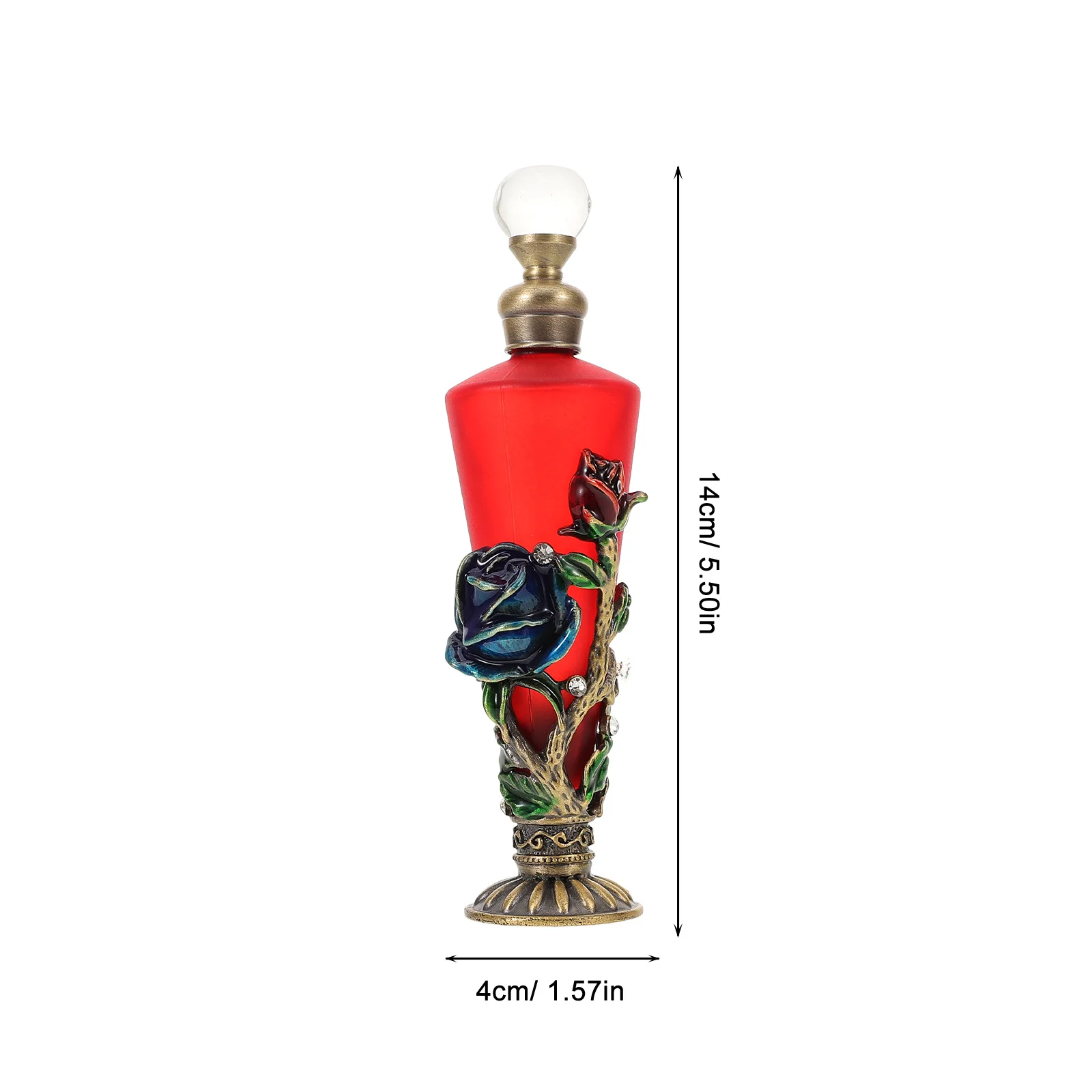 زجاجة عطر صغيرة قابلة لإعادة الملء، زجاجة عينة من سبائك الزنك الزجاجية، تصميم أنيق، حاوية رائحة بحجم السفر الشخصي #5