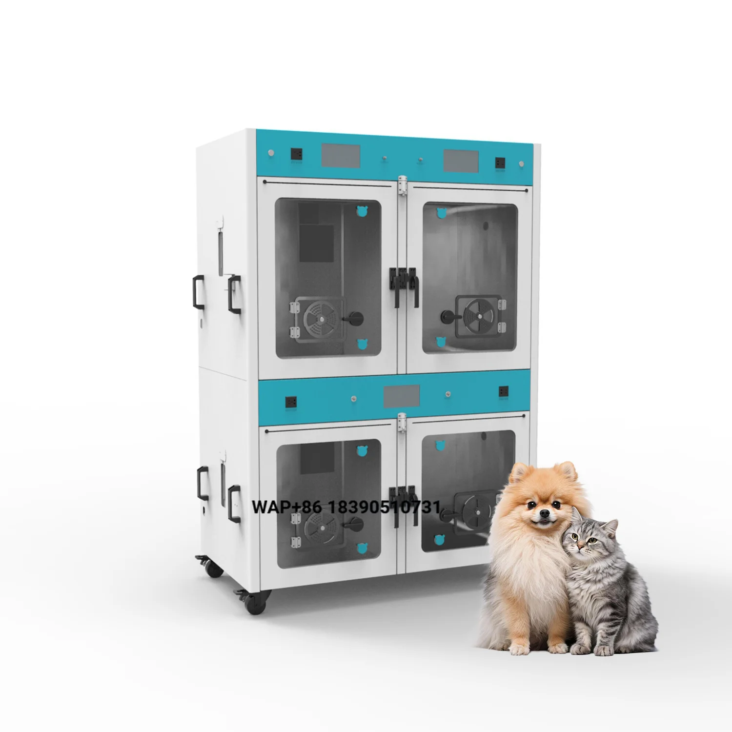 Professional-grade veterinary treatment equipment with multifunctional area control design oxygen ICU veterinary