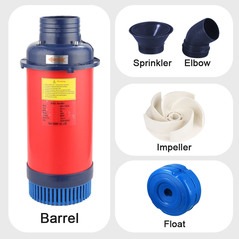 w Power Pond Solar Floating Surface AeratorNew Lake Solar Aerator 96v Lo