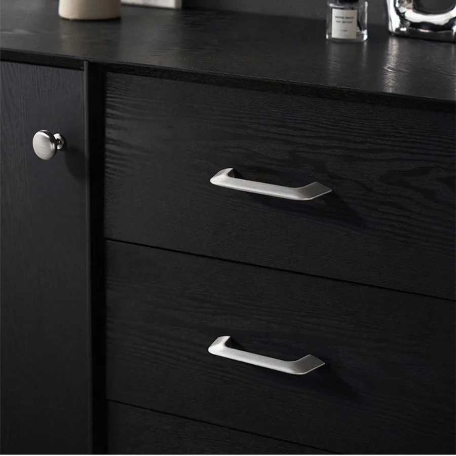 Maniglie per mobili da cucina Maniglie per mobili in lega di zinco argento nero oro con viti, per scrivanie, cassetti, armadi tira hardware