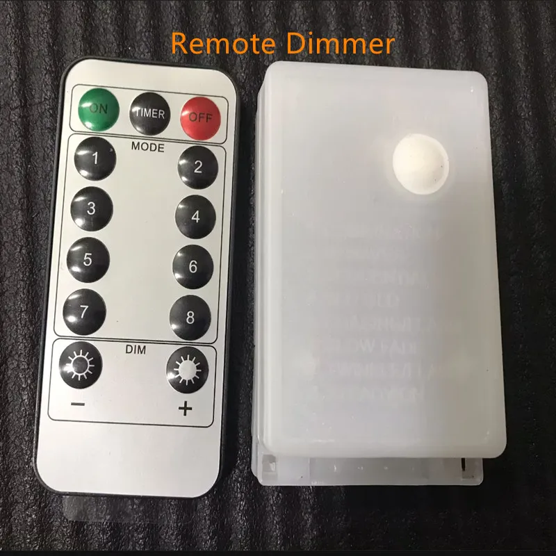 LED Remote Dimmer 8 Modes EK-04  Adjustment Sprograms controller for color Christmas garden Curtain net String lights