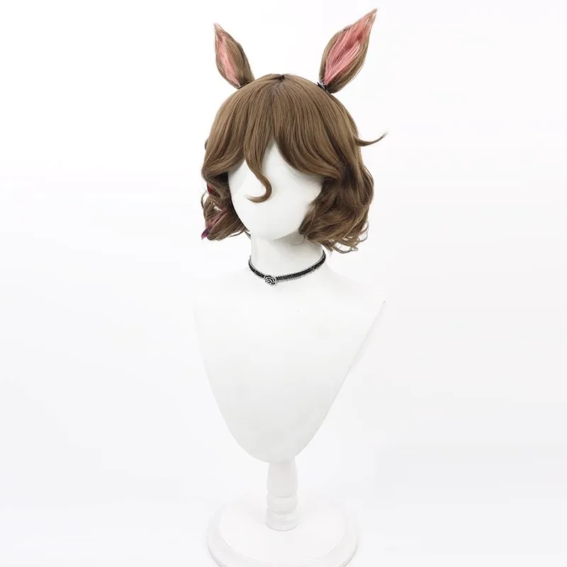 Uma Musume Pretty Derby Dancing City cosplay wig silicone scalp Halloween gift