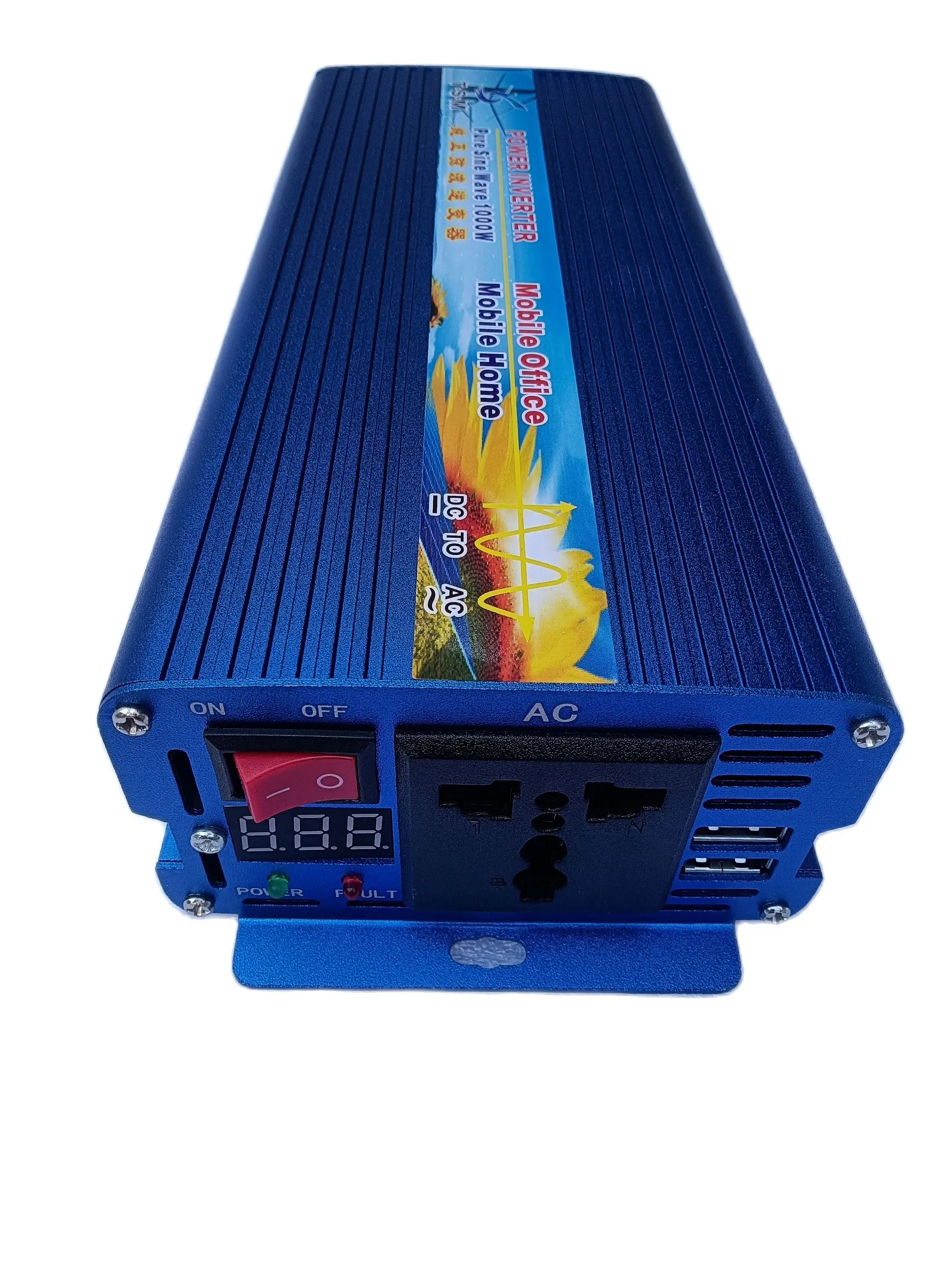 1000W pure sine wave DC 12V to AC 220V 230V 240V 50HZ Peak Power 2000W car inverter