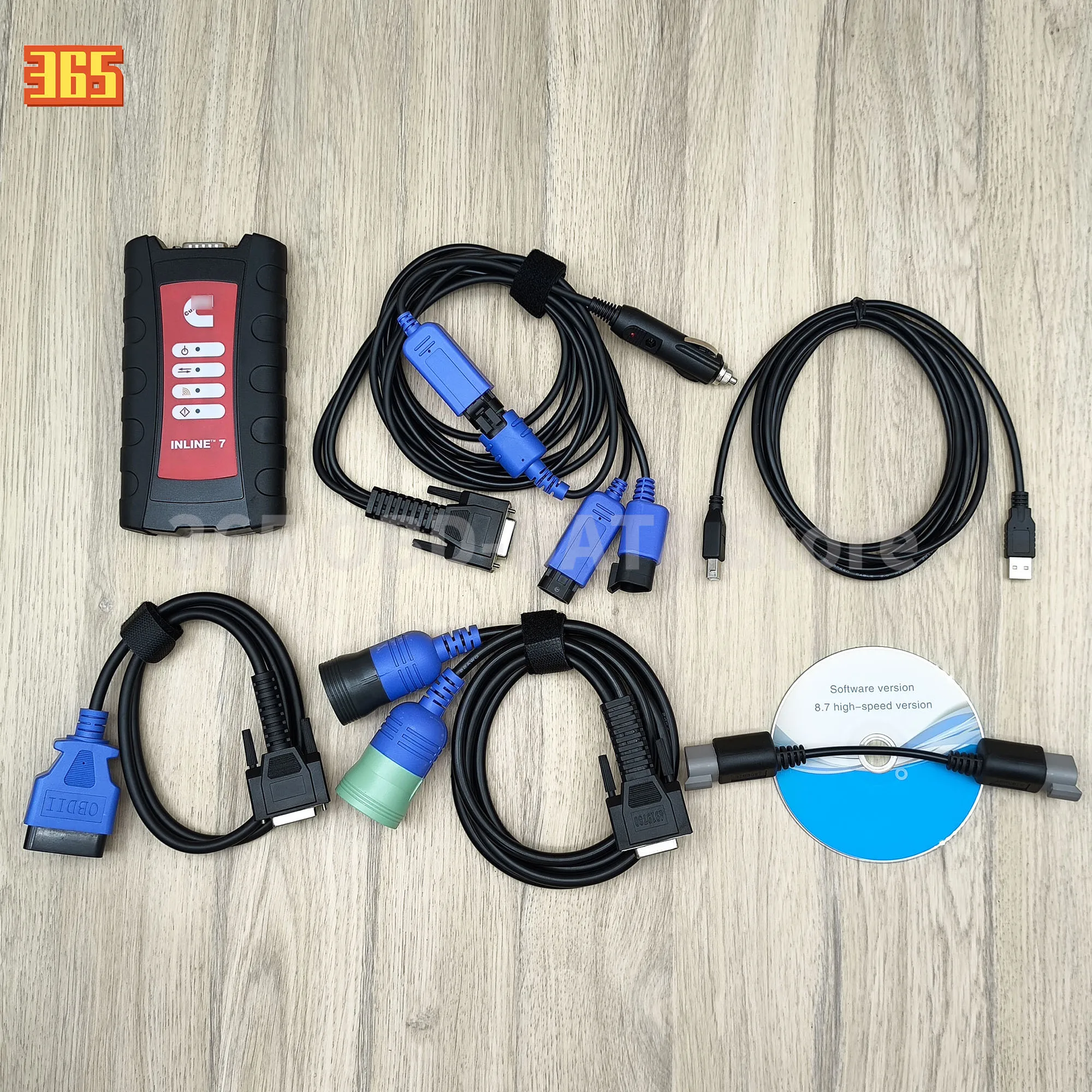 For Cummins INLINE 7 Data Link Adapter Cummins Truck Diagnostic Tool With Cummins Insite 8.7 8.9 Software Fast Shipping ﻿