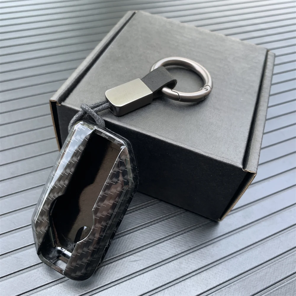 For BMW Motorrad Carbon Keyless Key Cover Keycase Keychain Holder for BMW R1250 GS 750GS 850GS K1600GT R1200GS Gs1250 R1200