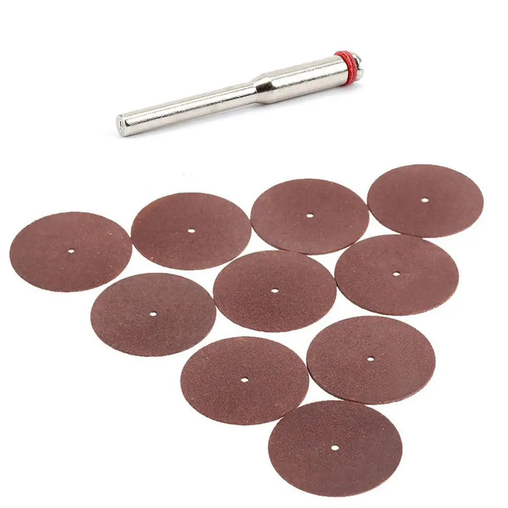 35* 22mm Resin Cutting Discs with 3.1mm Mandrel 28000RPM Reinforced Cut Off Grinding Wheels Rotary Blade Disc Tool Metal Cutter