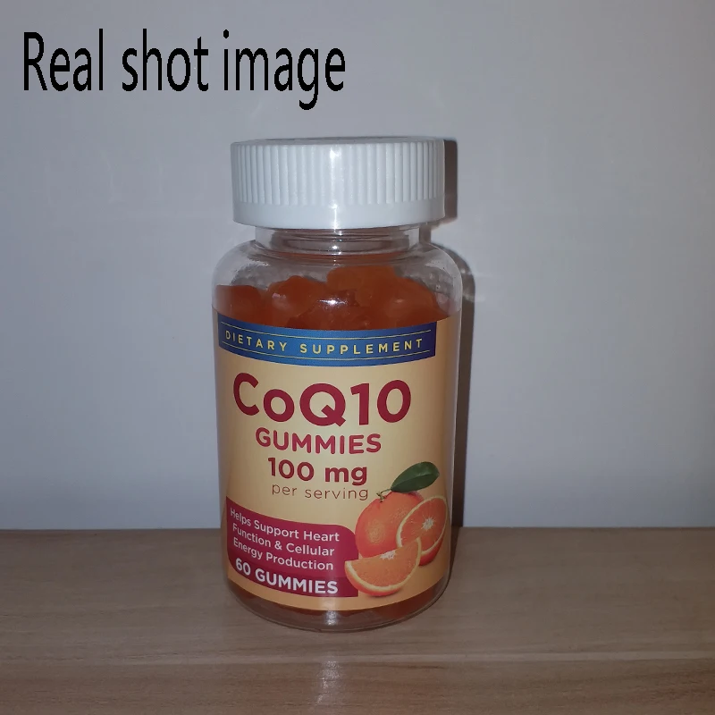 

1 bottle Coenzyme Q10 gummies improves myocardial metabolism supplements nutrition promotes metabolism