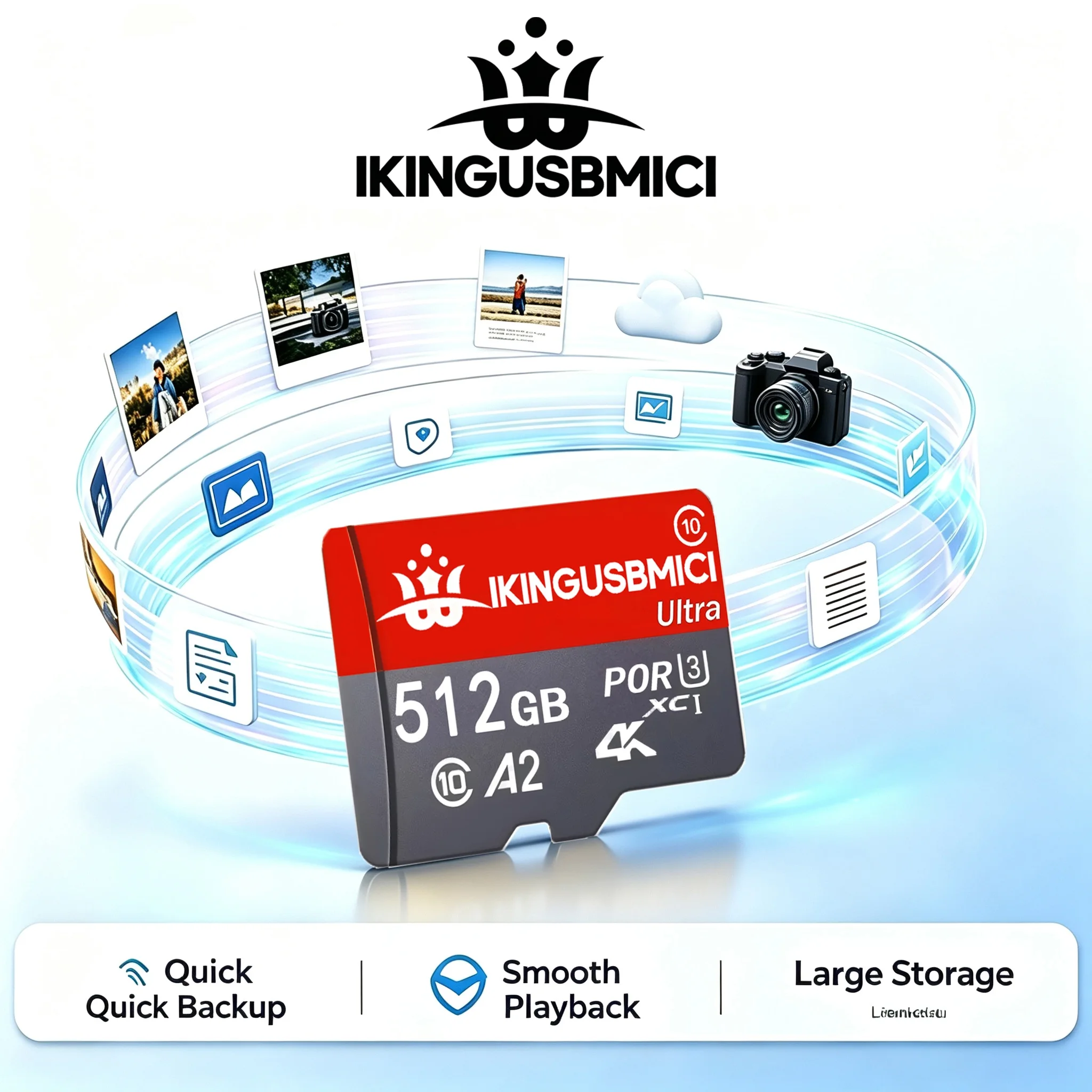 Turbo TF Cards SD Cards 128G/256G/512GB Memory Card Temperature Proof Wear Leveling Class 10 A1 V10 V30 For Camera/GPS