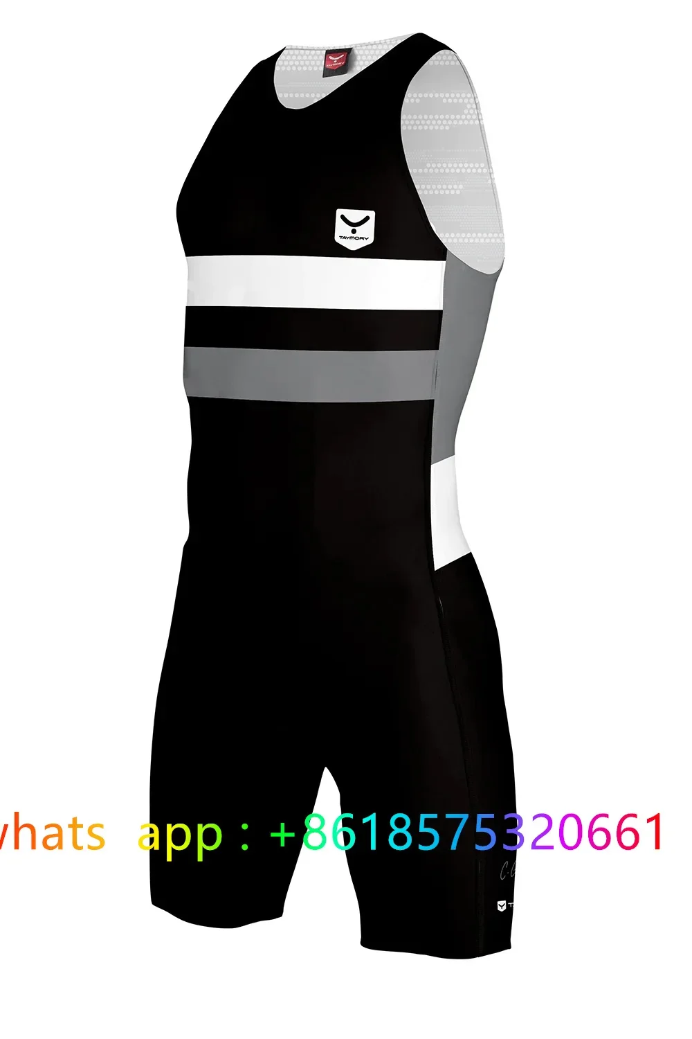 ملابس سباق الترياتلون الجديدة للرجال لعام 2025 ملابس Roupa De Ciclismo Masculino لركوب الدراجات بدلة Pro Team للسباحة/الجري/الدورة #3