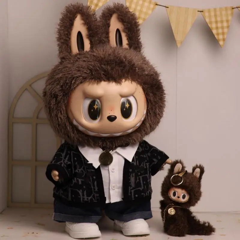 For 58cm Labubu Clothes Vinyl Toy Accessories Decorative Clothes Zimomo Dolls Tassels No Doll Toy Handmade Custom Craft Gifts