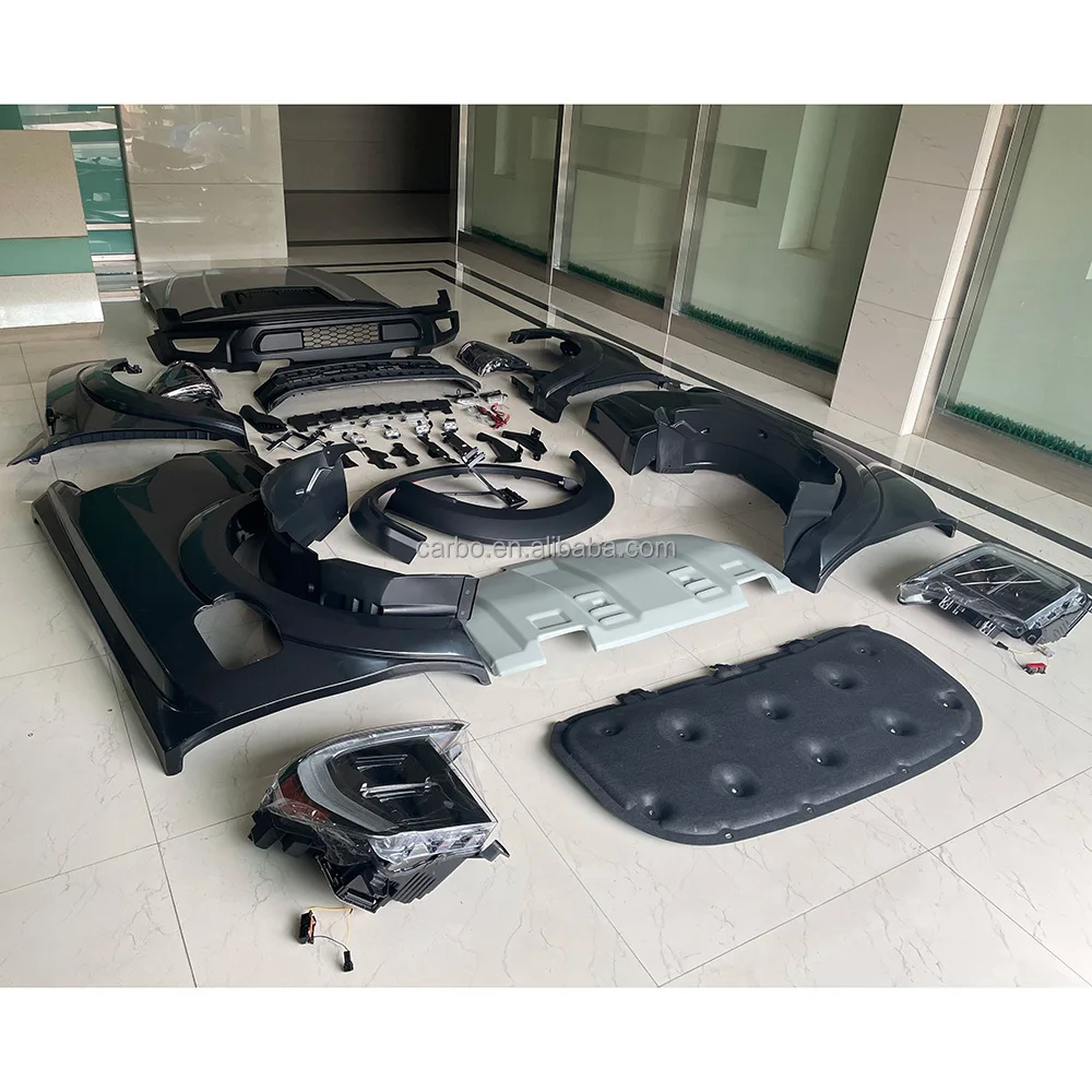 طقم هيكل السيارة 2012-2021 رينجر T6 T7 T8 مصد السيارة لفورد رينجر ترقية F150 رابتور بوديكيت #5