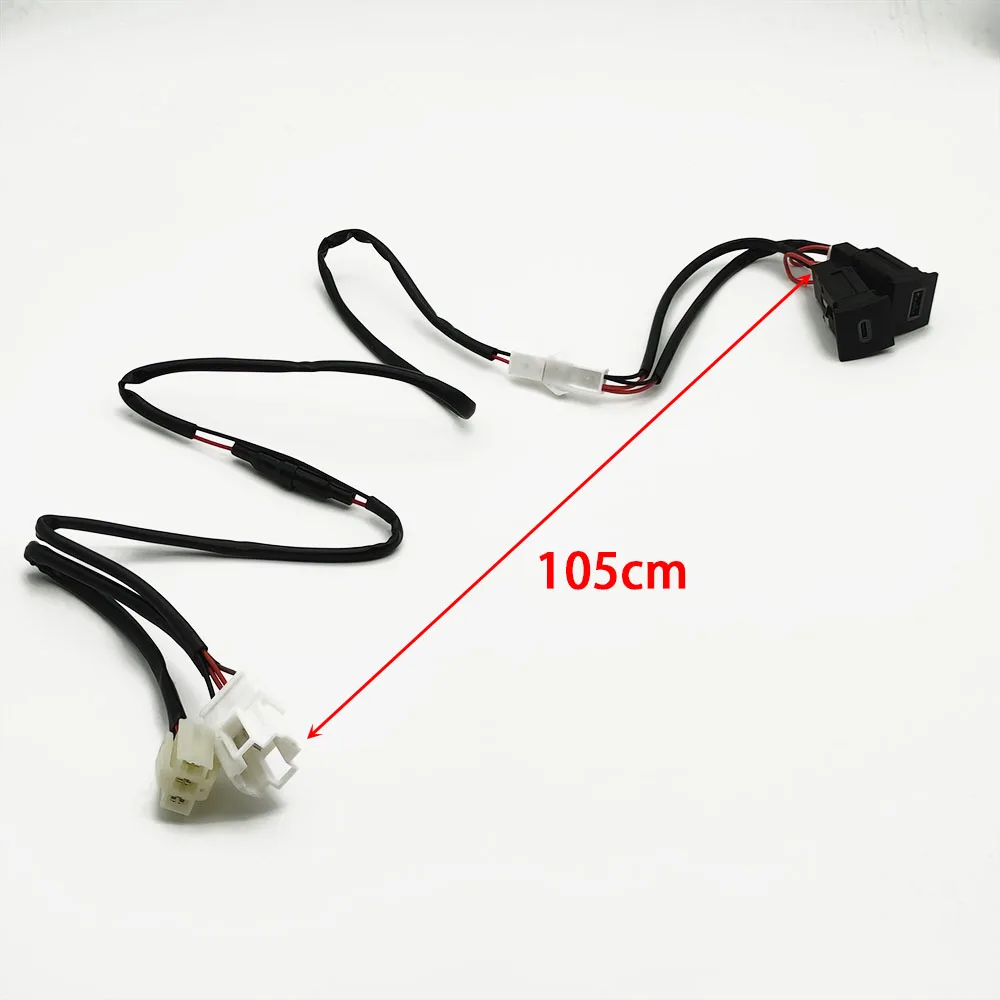 Für VW Golf 6 Jetta 5 MK5 Scirocco 2006-2014 Auto USB Auto Ladegerät Buchse USB Lade Outlet Power Adapter PD Typ – Detail 4