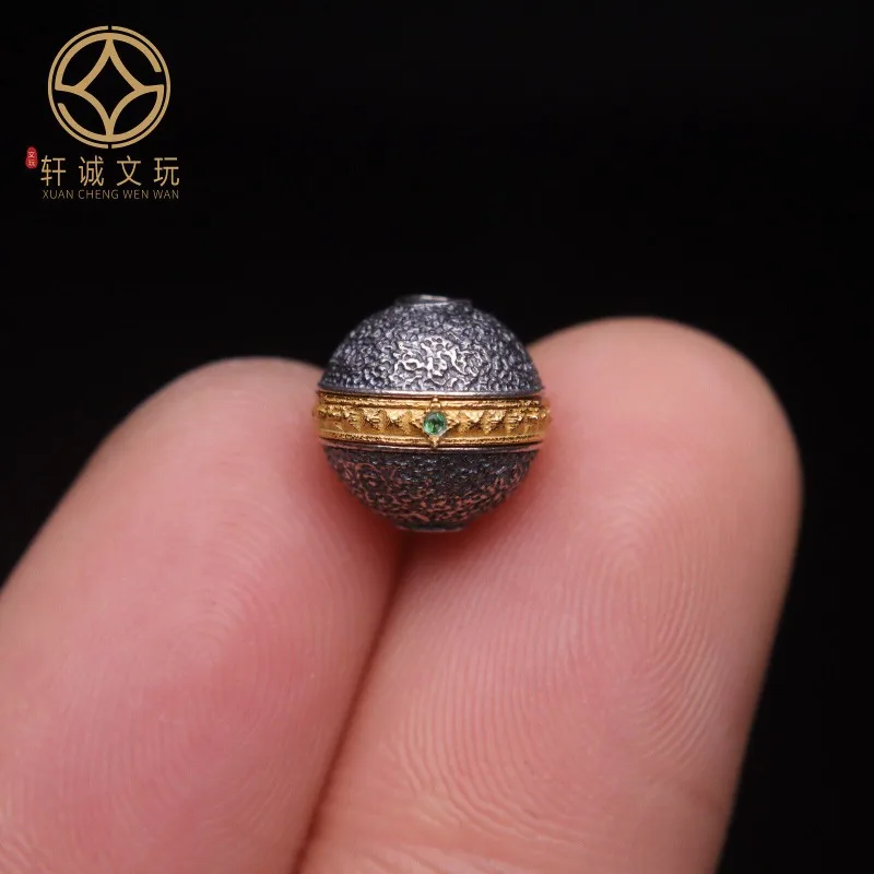 perle-d'espacement-ronde-rotative-plaquee-or-avec-texture-de-meteorite-incrustee-faite-a-la-main-pour-la-confection-de-bijoux-la-fabrication-de-nœuds-et-les-accessoires-d'artisanat-diy