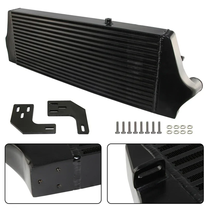 

Front mount intercooler For 2005-2012 Ford Focus ST225 MK2 Gen3 (Generation 3) Silver / Black Aluminum