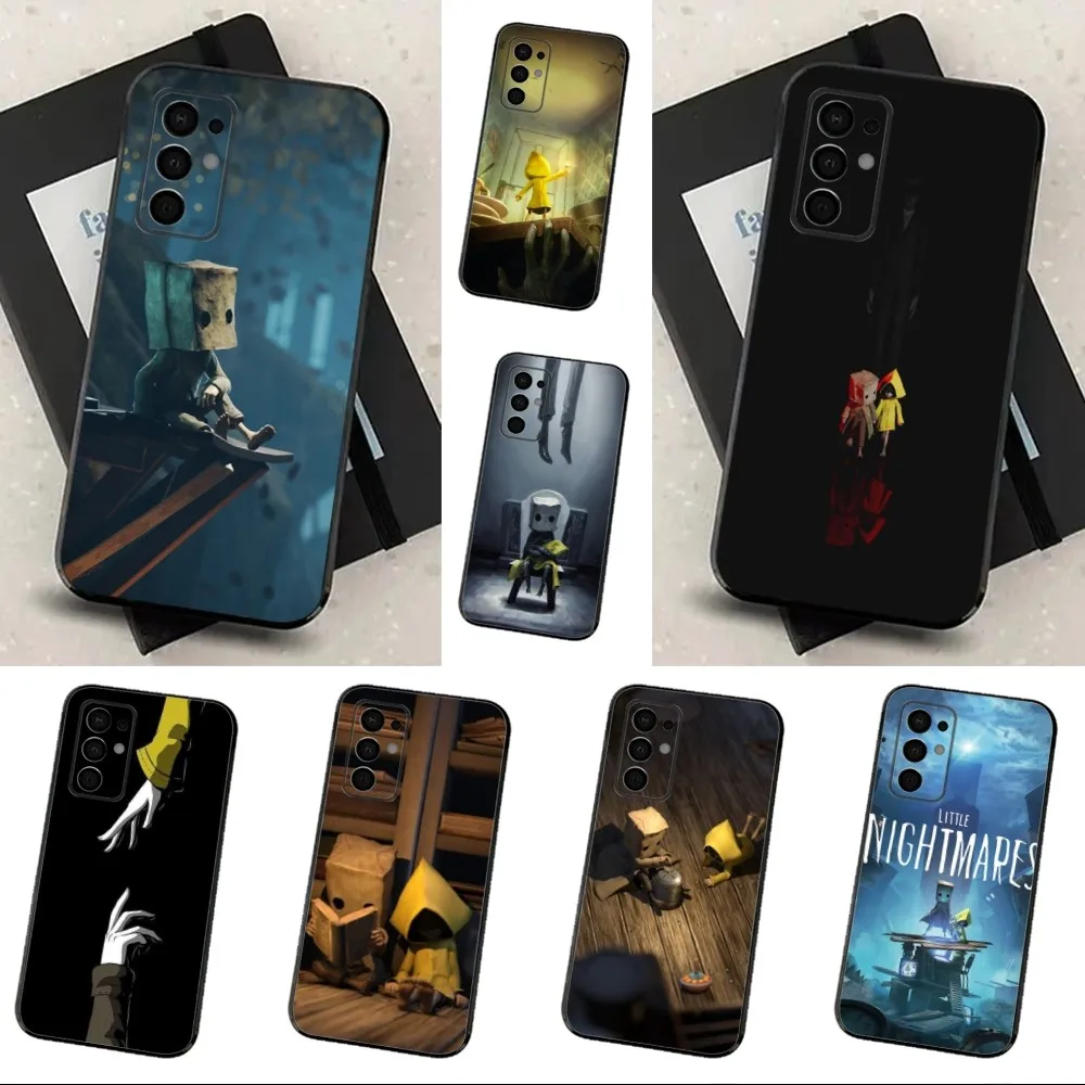 Game L-Littles N-Nightmares Phone Case For Samsung Galaxy A91,A80,A73,A72 ,A71,A53A52,A32 ,A31A22,A21s,A20,Black Cover