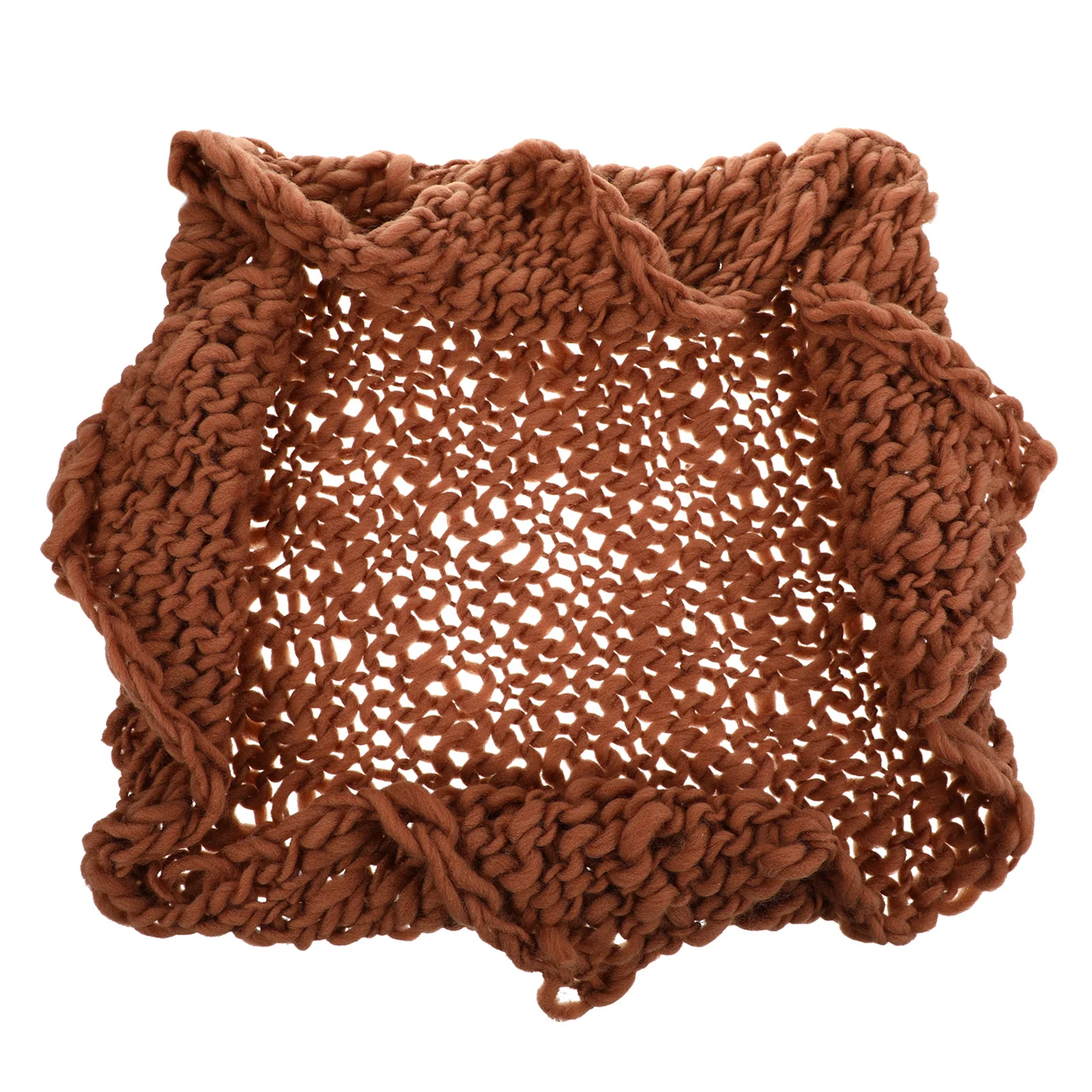 1 قطعة بطانية صوف محبوكة يدويًا لتصوير الأطفال حديثي الولادة خلفية صورة كبيرة صديقة للغسل للرضع شهريًا #5