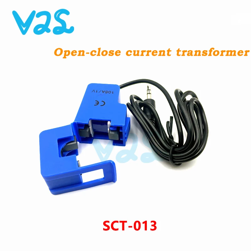 SCT-013 10A 20A 30A 50A 100A Open-Close Current Transformer SCT013 Non-invasive AC Current Sensor Split Core Current Transformer