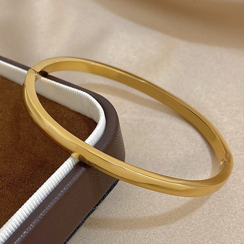 Gold Plated Evil Eye Cuff Bracelet, Unisex Gift