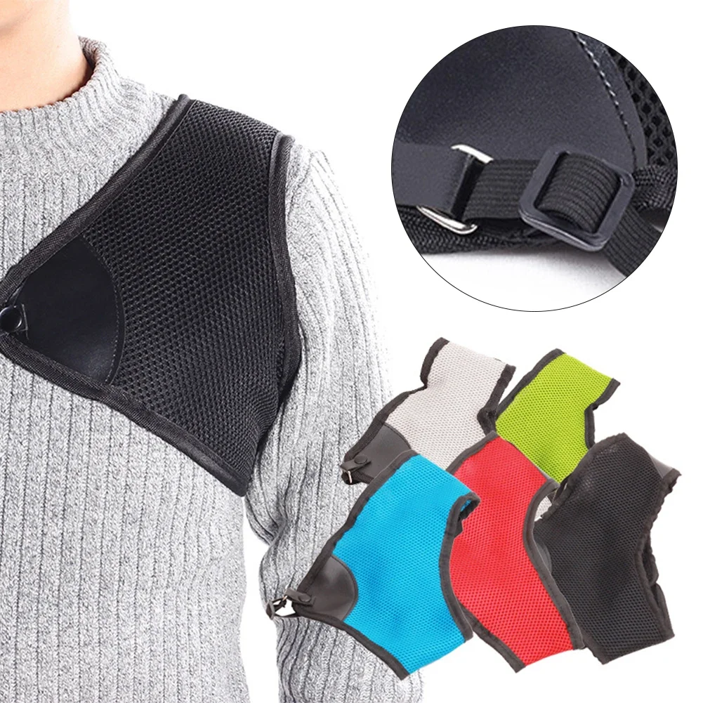 

Archery Adjustable Left and Right Hand Chest Guard Protection Durable Fabric for Traditional Recurve Bows