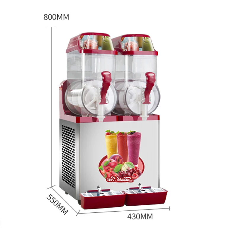상업용 눈 녹이는 기계 전기 냉동 음료 슬러시 슬러시 만들기 기계 스무디 메이커