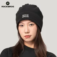 ROCKBROS Winter Scarf Hats Fleece Windproof Balaclava Warm Mask Bandana Ear Neck Cover Thermal Camping Hiking Sports Gear