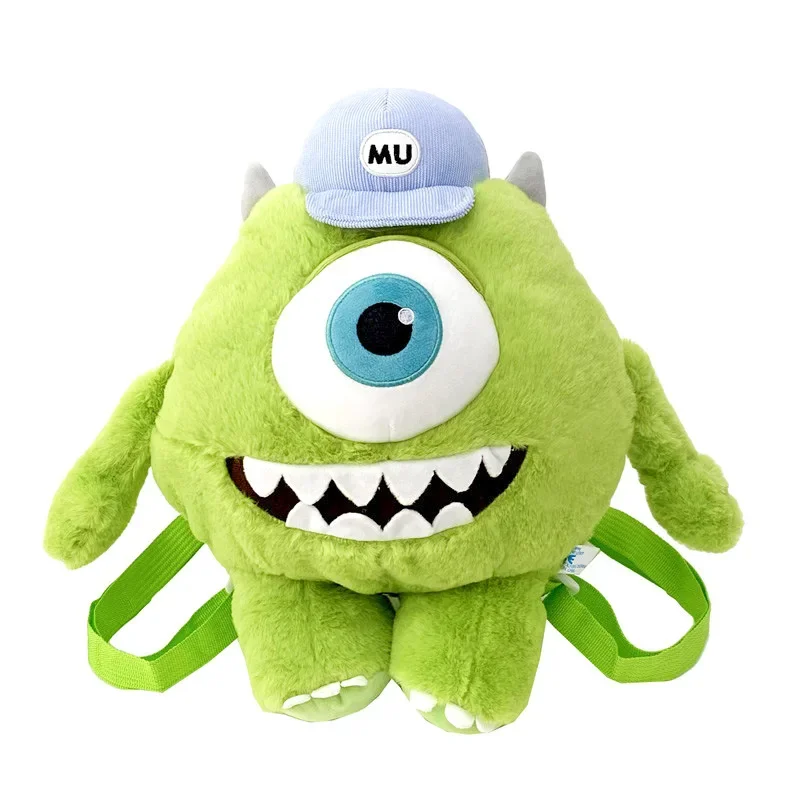 Disney Cartoon Kleine Monster Mike Pluche Speelgoedtas Creatieve Schattige Baby Pluche Speelgoedrugzak Eenogige Anime Pop Rugzak