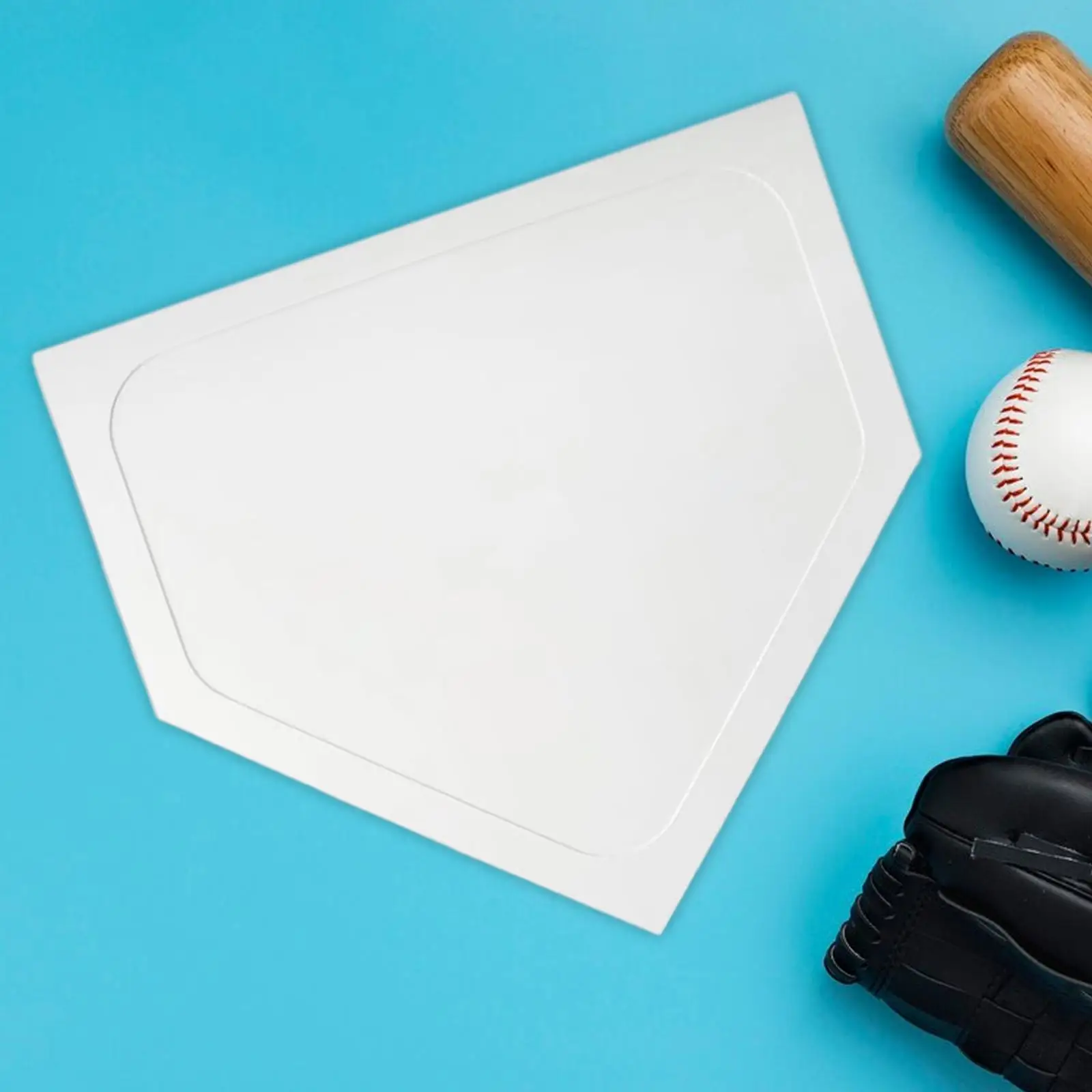 Baseball Throw Down Rubber Base Softball Practice Back Yard Playground Pitching Aid for Kids Adults