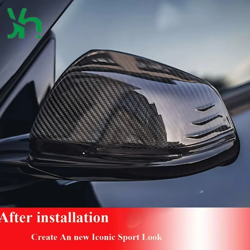 لتويوتا سوبرا A90 BMW Z4 G29 X1 F48 1 SER 2 SER الجانب مرآة مرآة الرؤية الخلفية غطاء ألياف الكربون مرآة جانبية #2