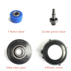 TSDZ Motor Nylon Gear Plastic Cover Small Little Pinion Gear and Big DriveTrain