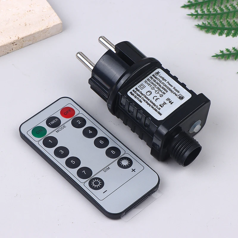 EU US UK Plug AC 220V 110V To 31VDC 6W 24V 5V Transformer Plug Power Supply IP44 8Modes LED Lamp Driver Switch Adapter