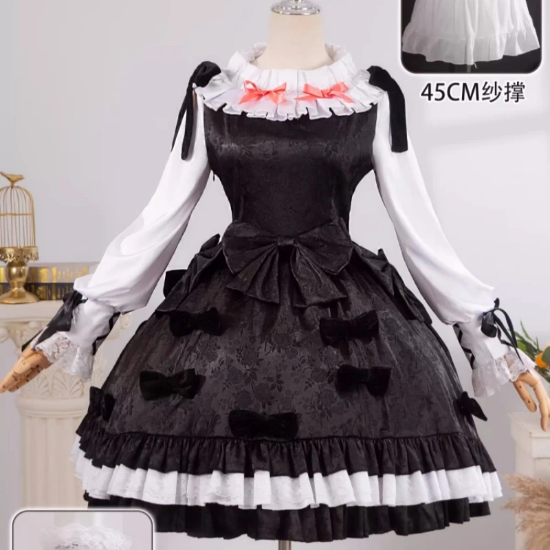 

Anime Puella Magi Madoka Magica Kaname Madoka Cosplay Women Lovely Lolita Dress Costume Role Play Clothing Halloween Party Suit