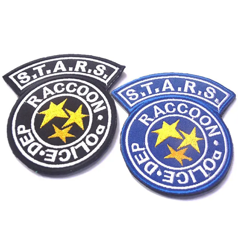 S.T.A.R.S. Raccoon City, нашивка, игровая лампа, искусственная и петля, эмблема, тактическая крышка, куртка