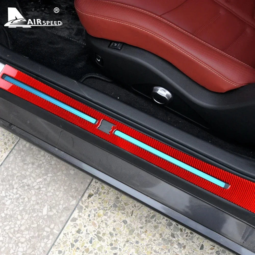 

Защитные накладки на пороги из карбона для Nissan GTR R35 2008-2016, аксессуары для интерьера автомобиля