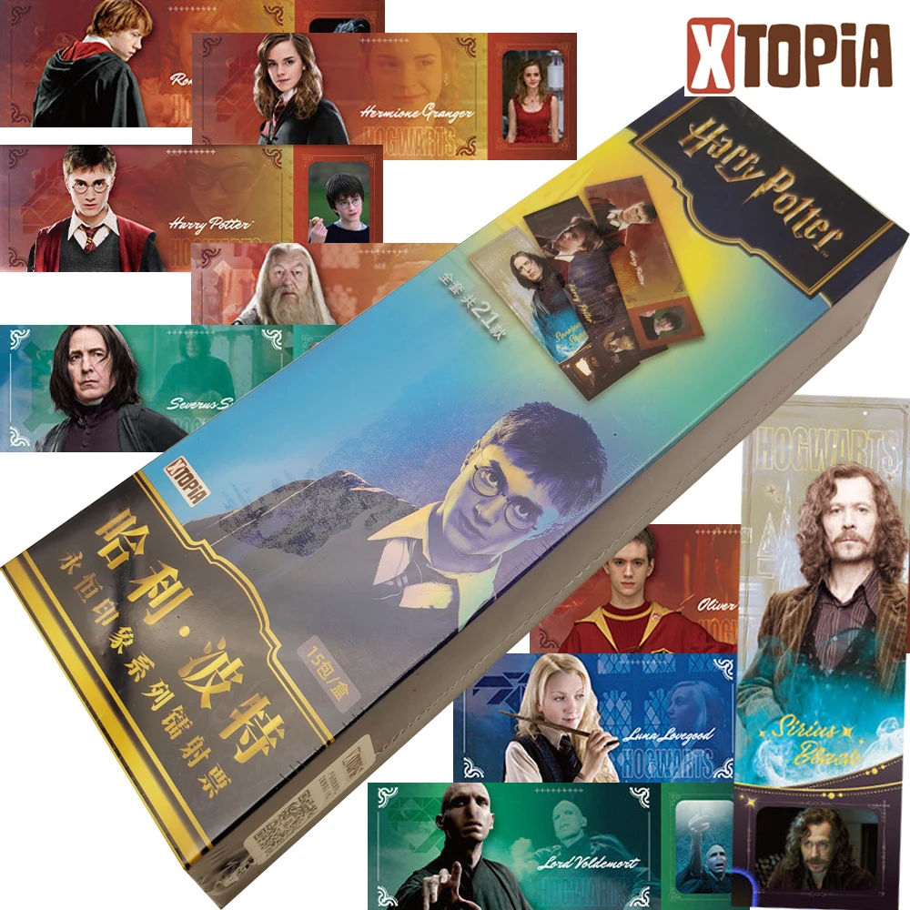 

Original Xtopia Harry Potter Hobby Collection Cards for Boys Girls Movie Fun and Exquisite Laser Ticket Cards Peripheral Gifts