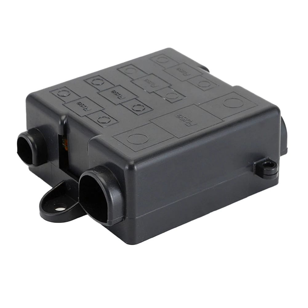Per sistemi elettrici Scatola fusibili a 5 vie marine automobilistiche 115 * 94,8 * 37 mm Applicazioni 12 V e 24 V 200 A per fusibili MIDI