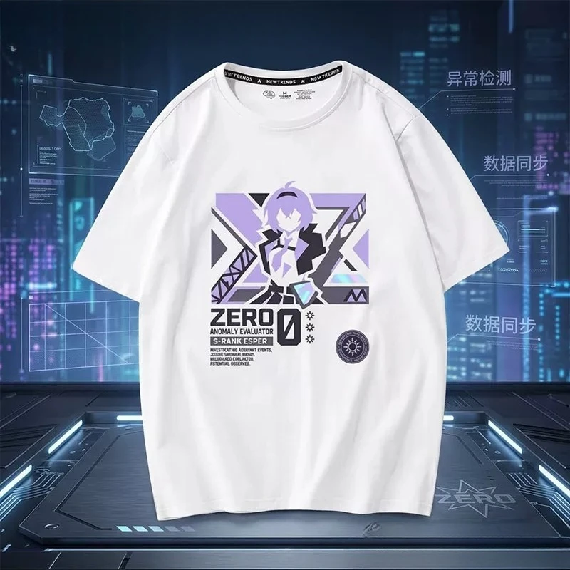 Anime NTE Neverness To Everness Oversized T Shirt Zero‌ Baicang‌ Hathor‌ Jiuyuan‌ Daffodill‌ Cosplay Short Sleele Graphics Tees