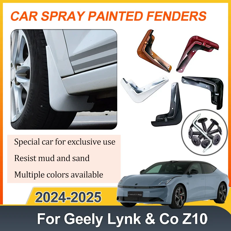 

Автомобильное переднее и заднее крыло для Geely Lynk & Co Z10 2024 2025, брызговики, брызговики, краска для выпечки, брызговик, автоаксессуары
