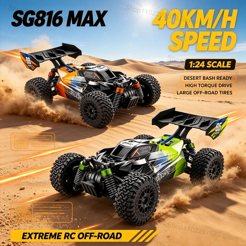 Rc Drift Car 1 24 Scale 4Wd - NOUVEAUX Véhicules RC SG816 PRO/MAX 40