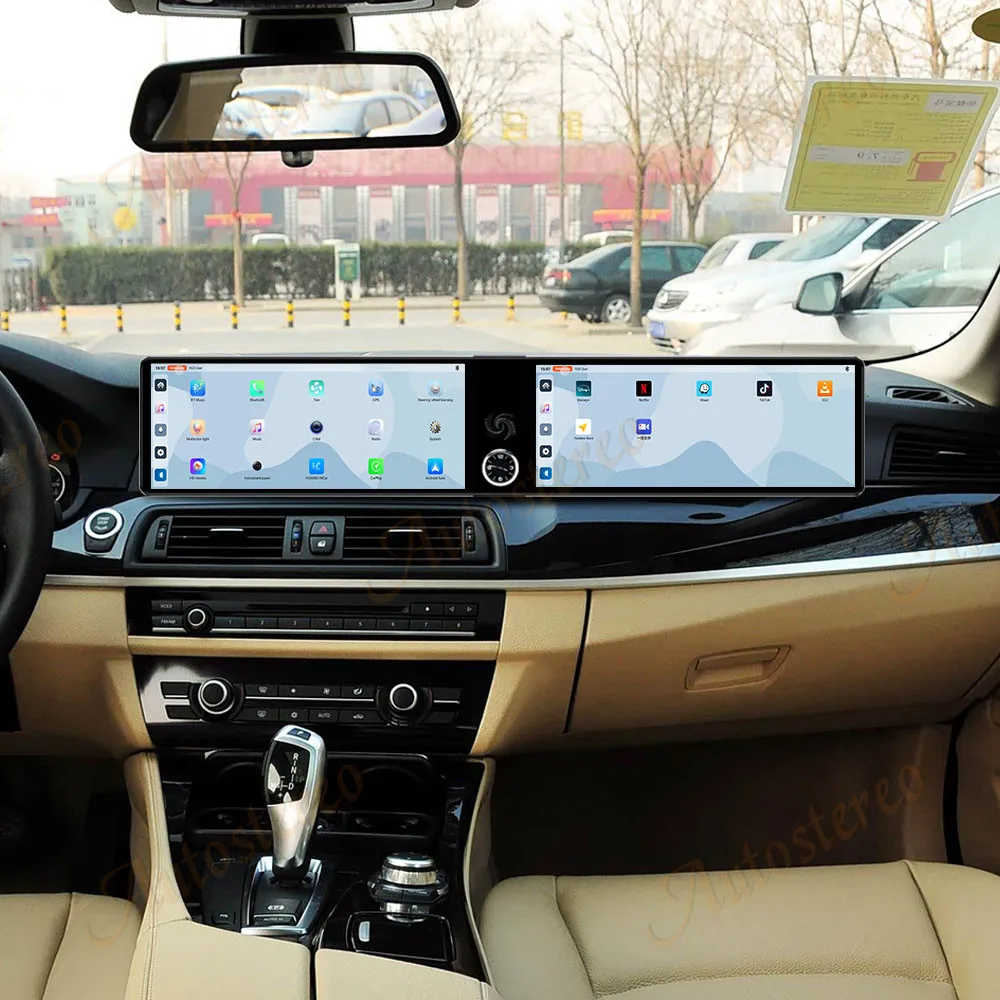 

12,3 ''10 градусов изогнутый экран автомобильный радиоприемник для BMW 5 серии 2010-2017 автомобильный мультимедийный плеер стерео авто GPS-навигация Carplay