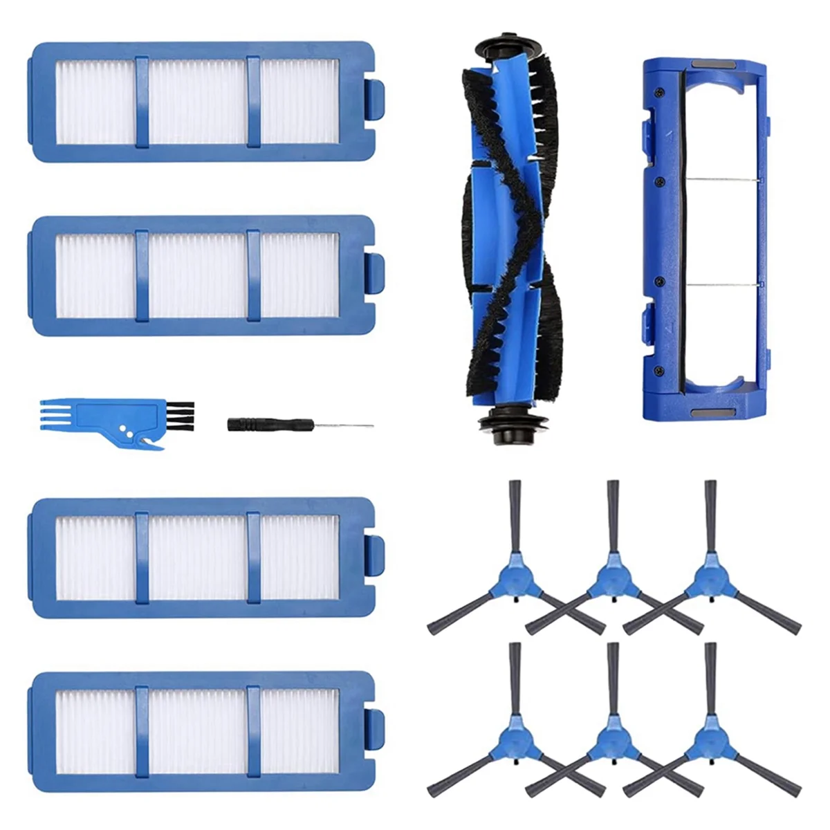 14-Piece Robot Vacuum Replacement Parts Set for Eufy RoboVac G35, G35+, G40, G40 Hybrid, G40+, G40 Hybrid+, G30+