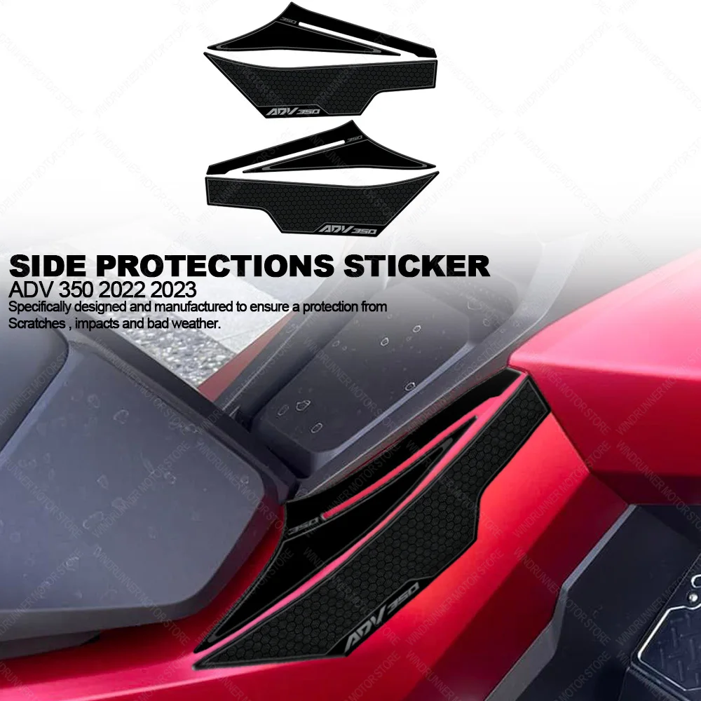 

Waterproof Protective Sticker Motorcycle Side Protections Sticker 3D Epoxy Resin Sticker For Adv 350 Adv350 2022 2023