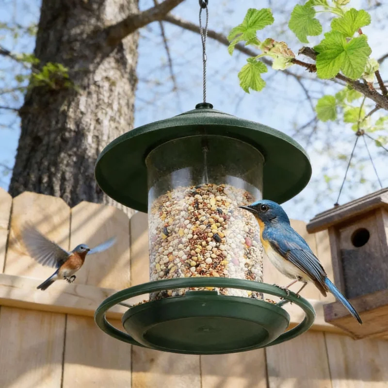 Comedero para Colibríes de Exterior, Comedero Automático Colgante para Pájaros, Nuevo Accesorio para Jardín y Paisajismo, Herramienta de Alimentación para Aves