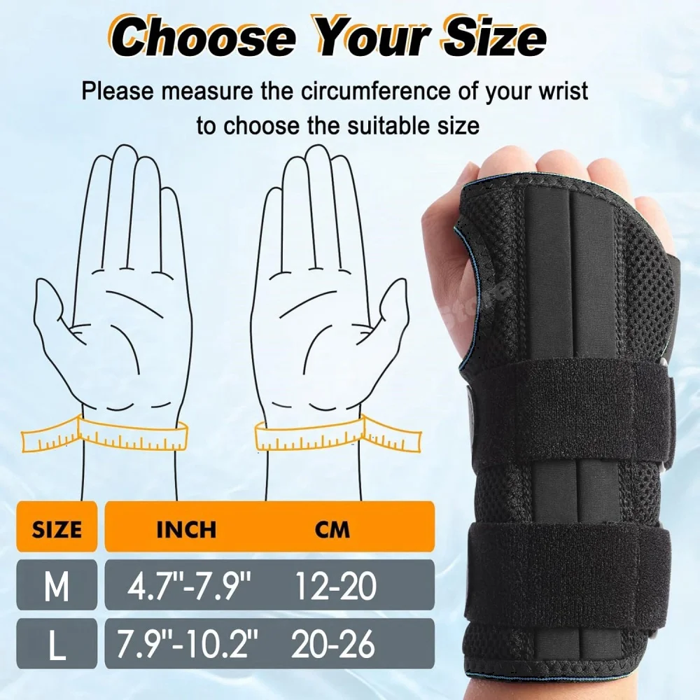 Carpal Tunnel Wrist Brace Splint Hand Support Wrist Protector Orthopedic Sports Wristbands Hand Brace Tendonitis Wrist Guard