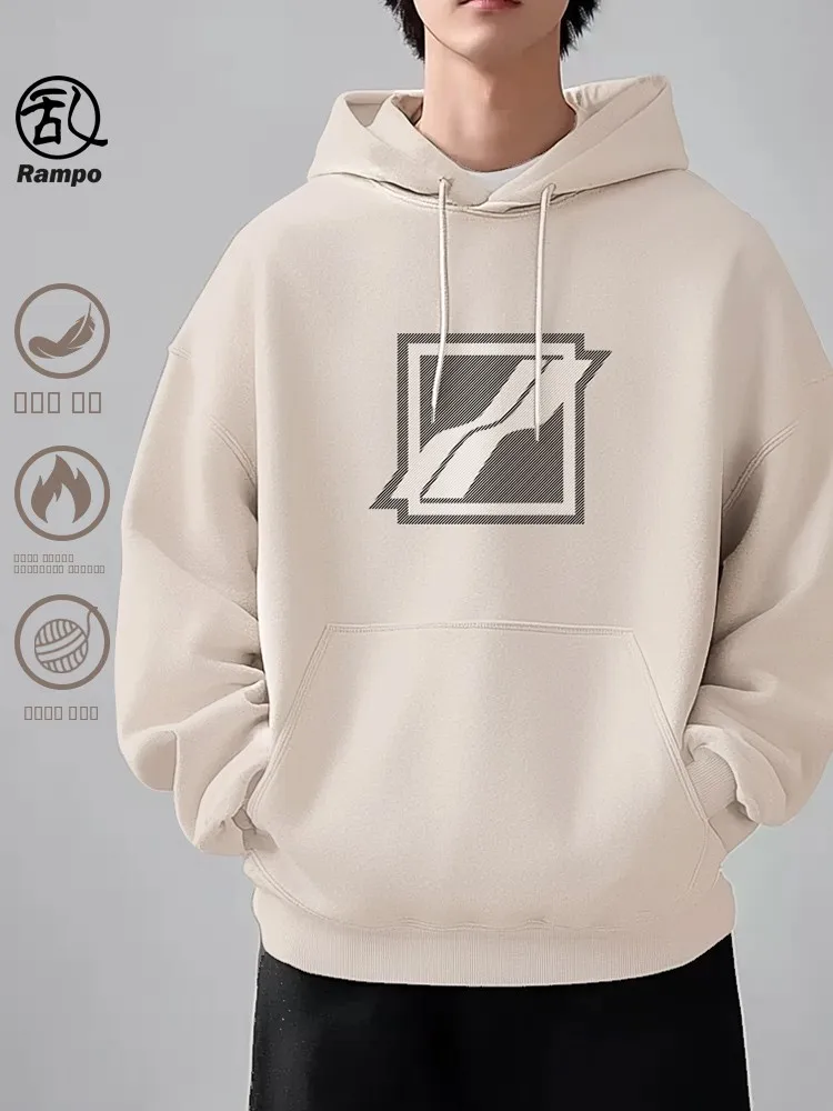 

Серебристая толстовка с меховой подкладкой для мужчин: теплая, для подростков и студентов, утепленная, модная, повседневная, свободного кроя, с длинными рукавами.