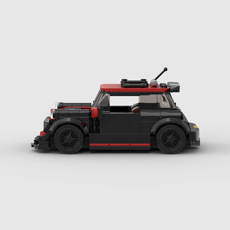 Compatible with Lego small particles children's toy car racing model MOC building block DIY foreign trade cross-border wholesale
