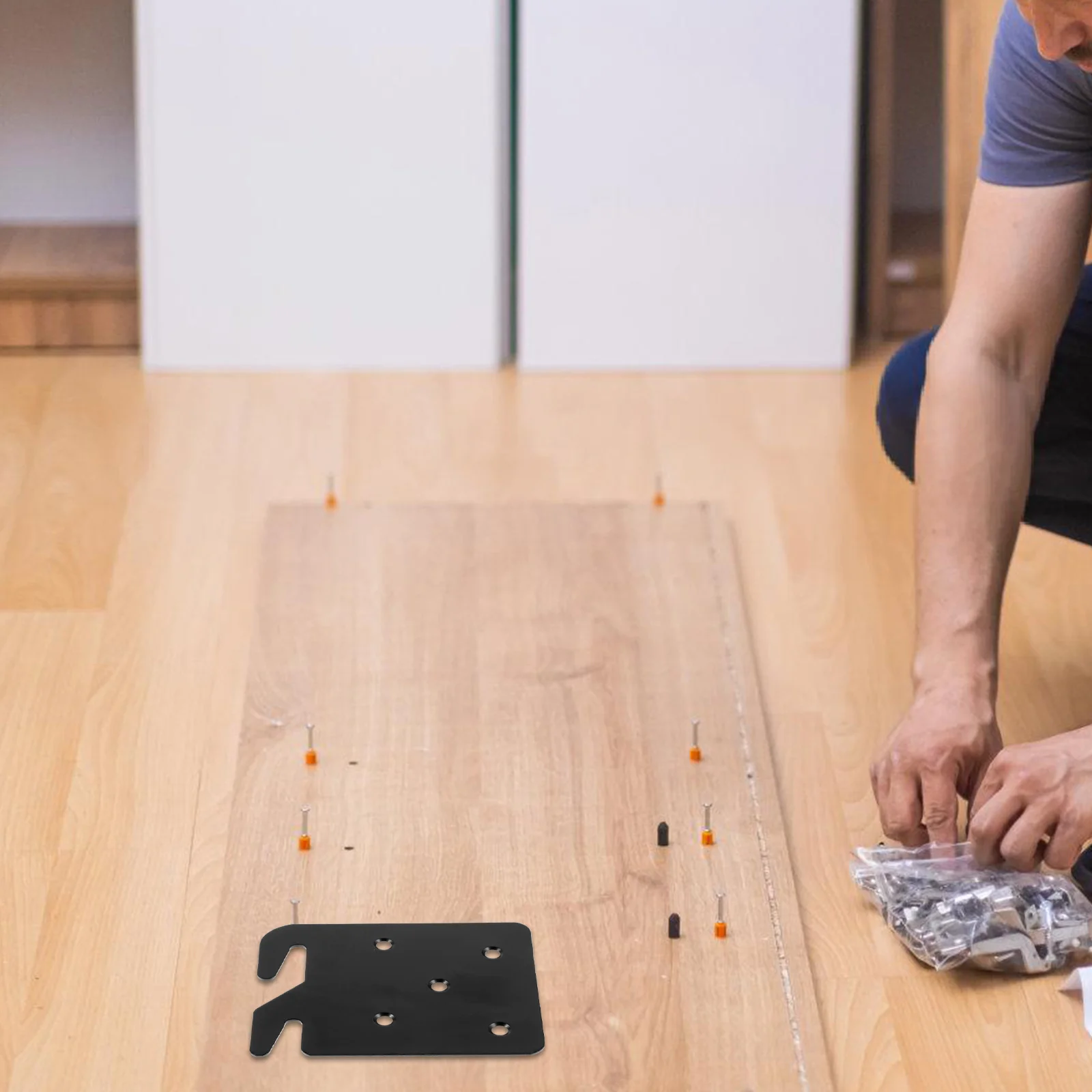 

1pc Bed Rail Hook Iron Bed Frame Support Replacement Bracket For Headboard Footboard Connection Furniture Hardware Fitting