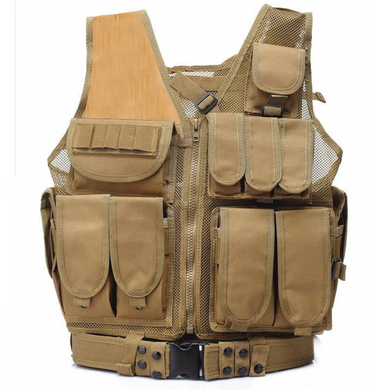 

Multifunctional Tactical Vest Hunting Vest Men Paintball Military Swat Assault Shooting Hunting Molle Vest With Holster Tool bag